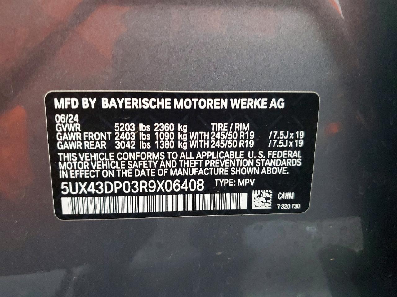 2024 BMW X3