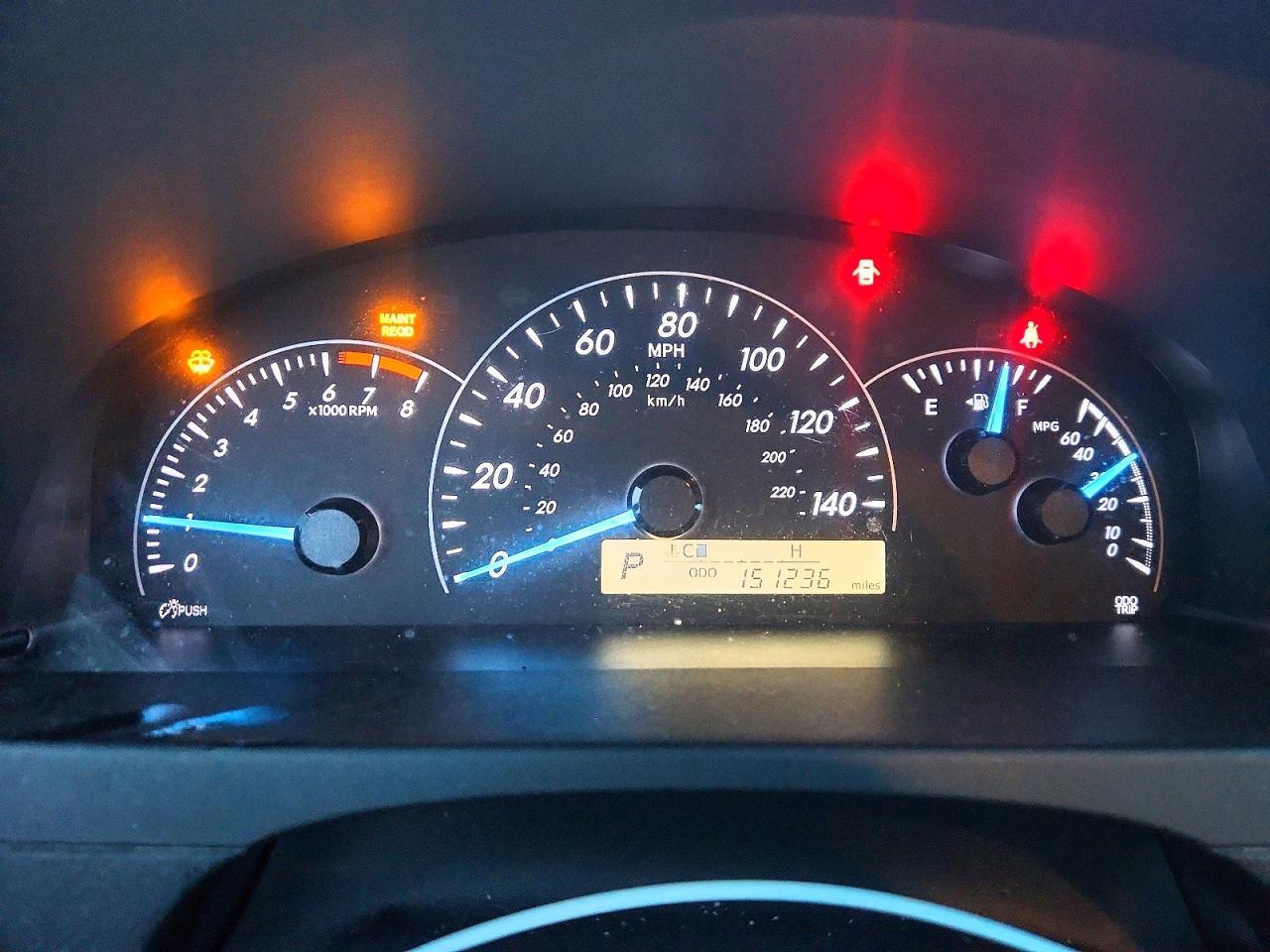 2012 TOYOTA CAMRY