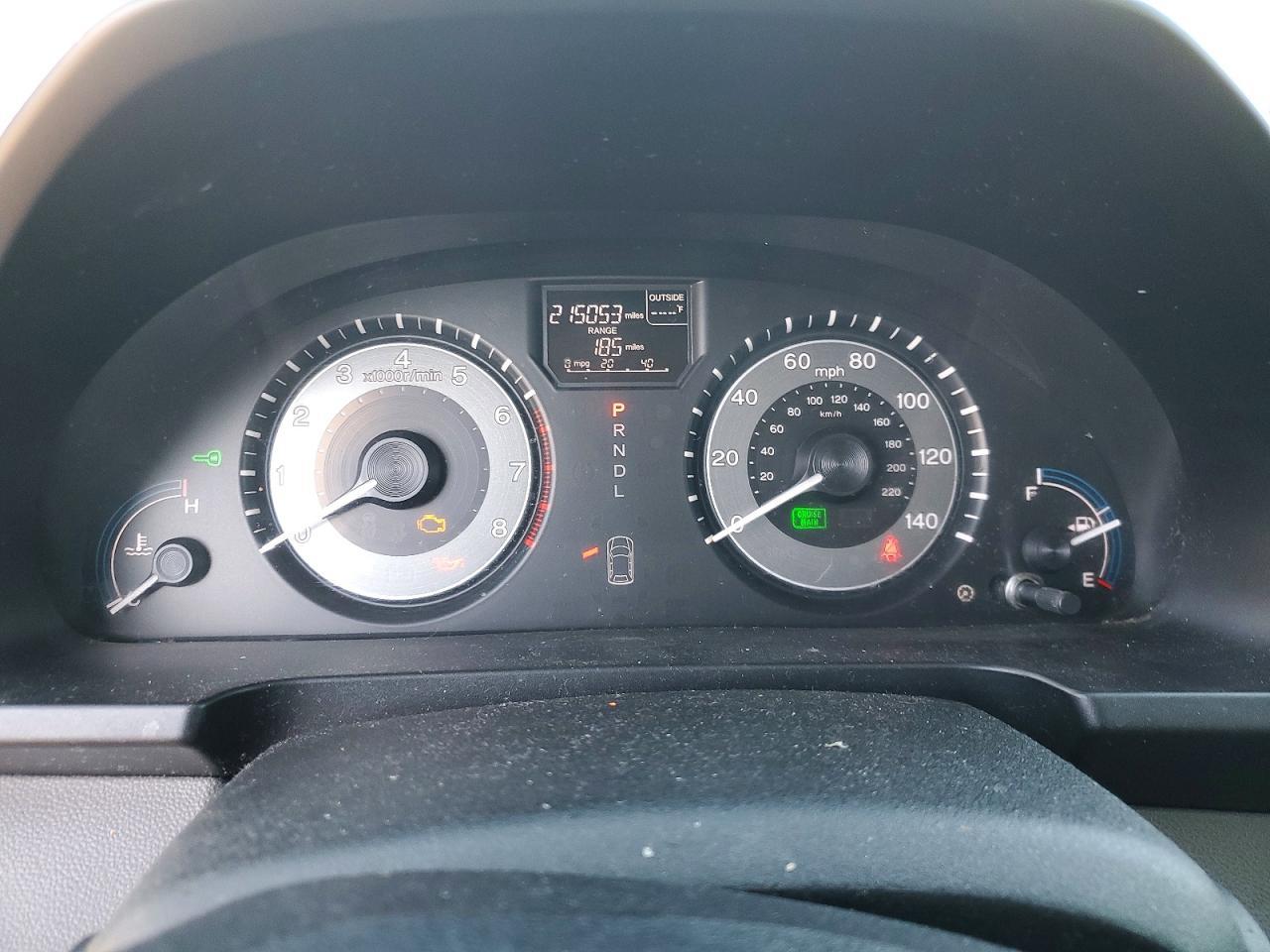 2012 HONDA ODYSSEY