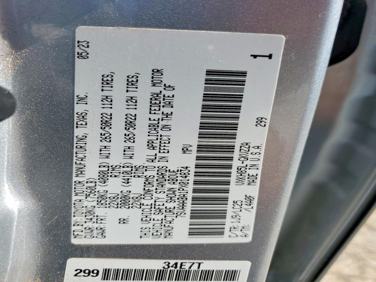 2023 TOYOTA Sequoia