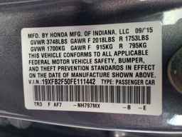 2015 HONDA CIVIC