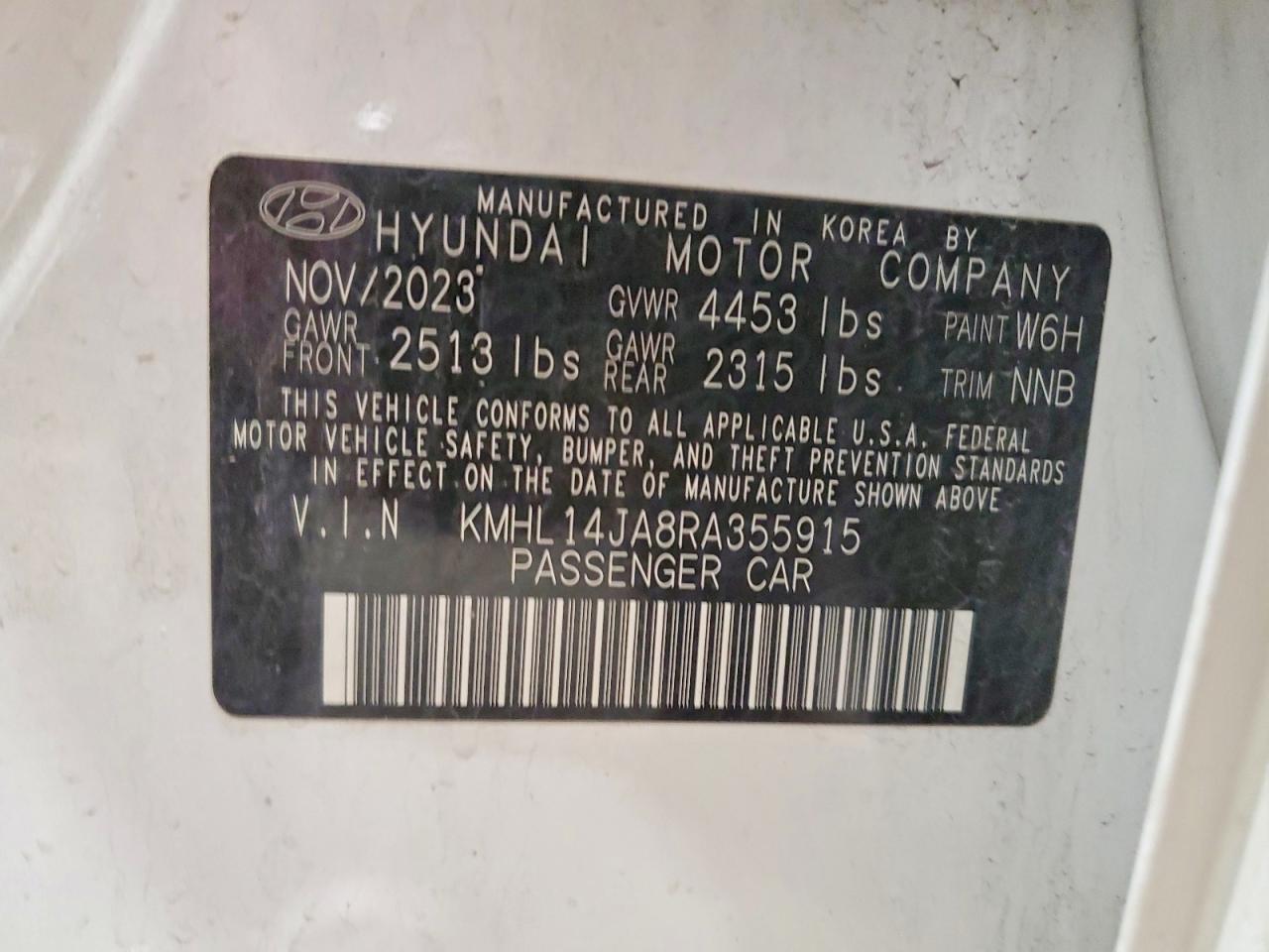 2024 HYUNDAI SONATA