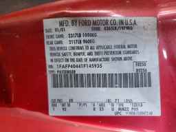 2001 FORD MUSTANG