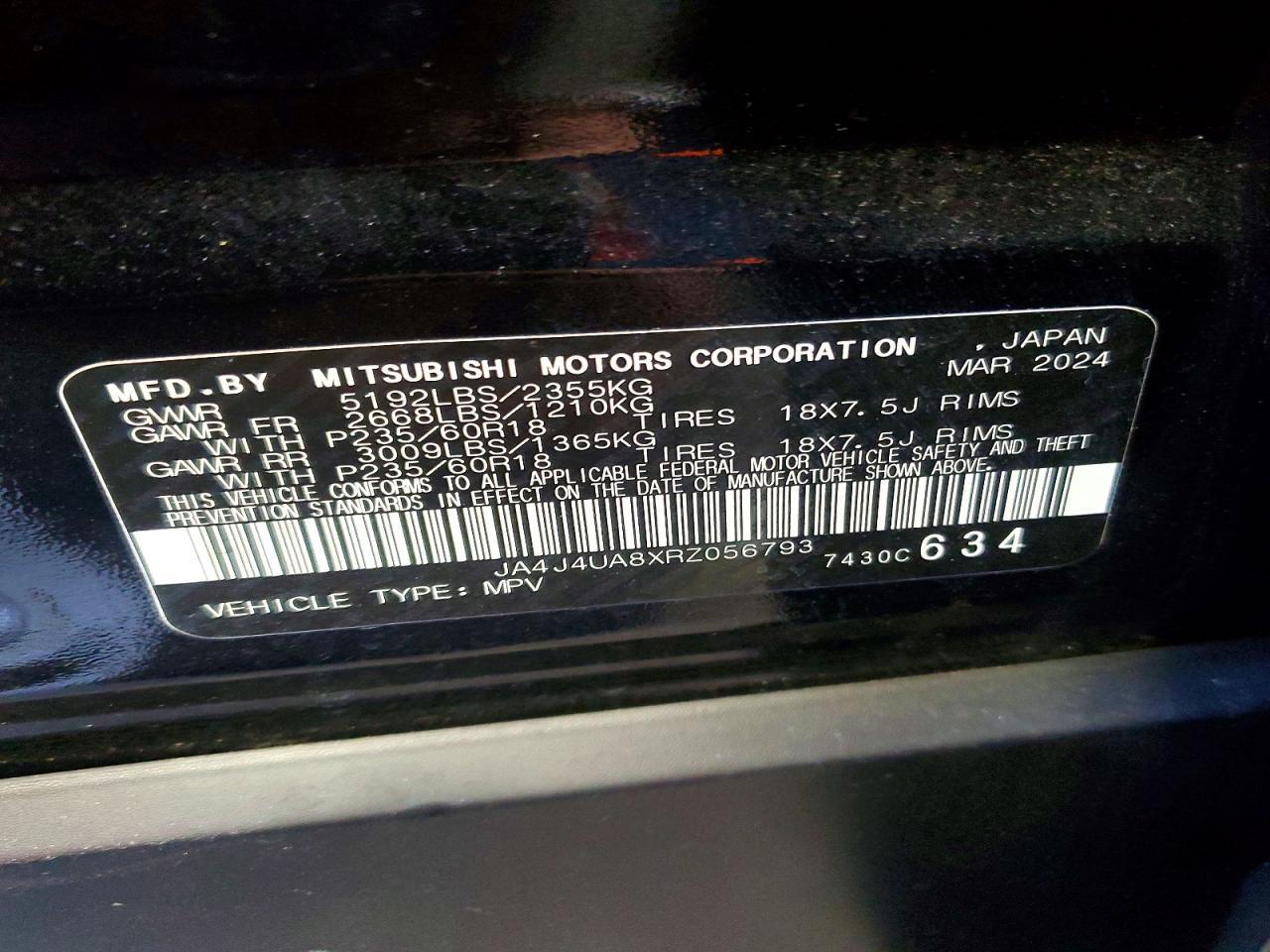 2024 MITSUBISHI outlander