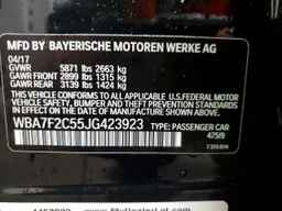 2018 BMW 7 series