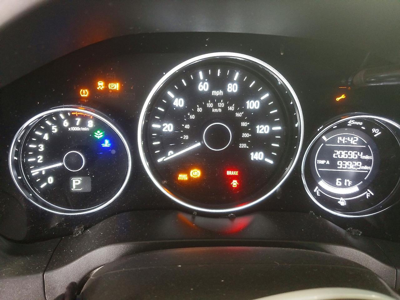 2016 HONDA HR-V
