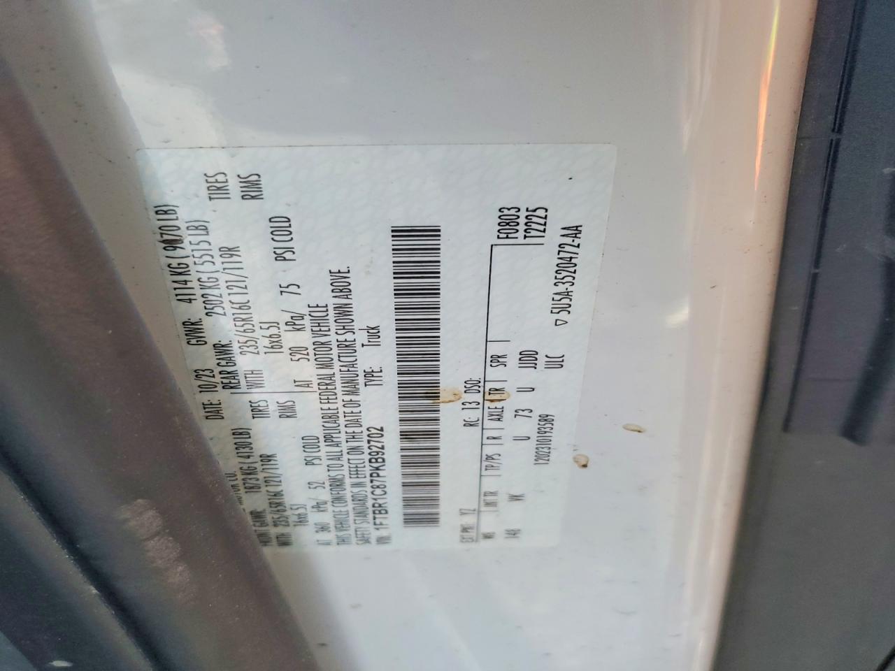2023 FORD Transit