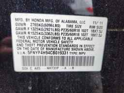 2012 HONDA PILOT