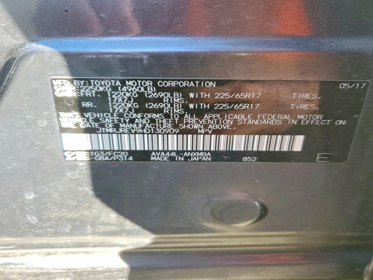 2017 TOYOTA RAV4