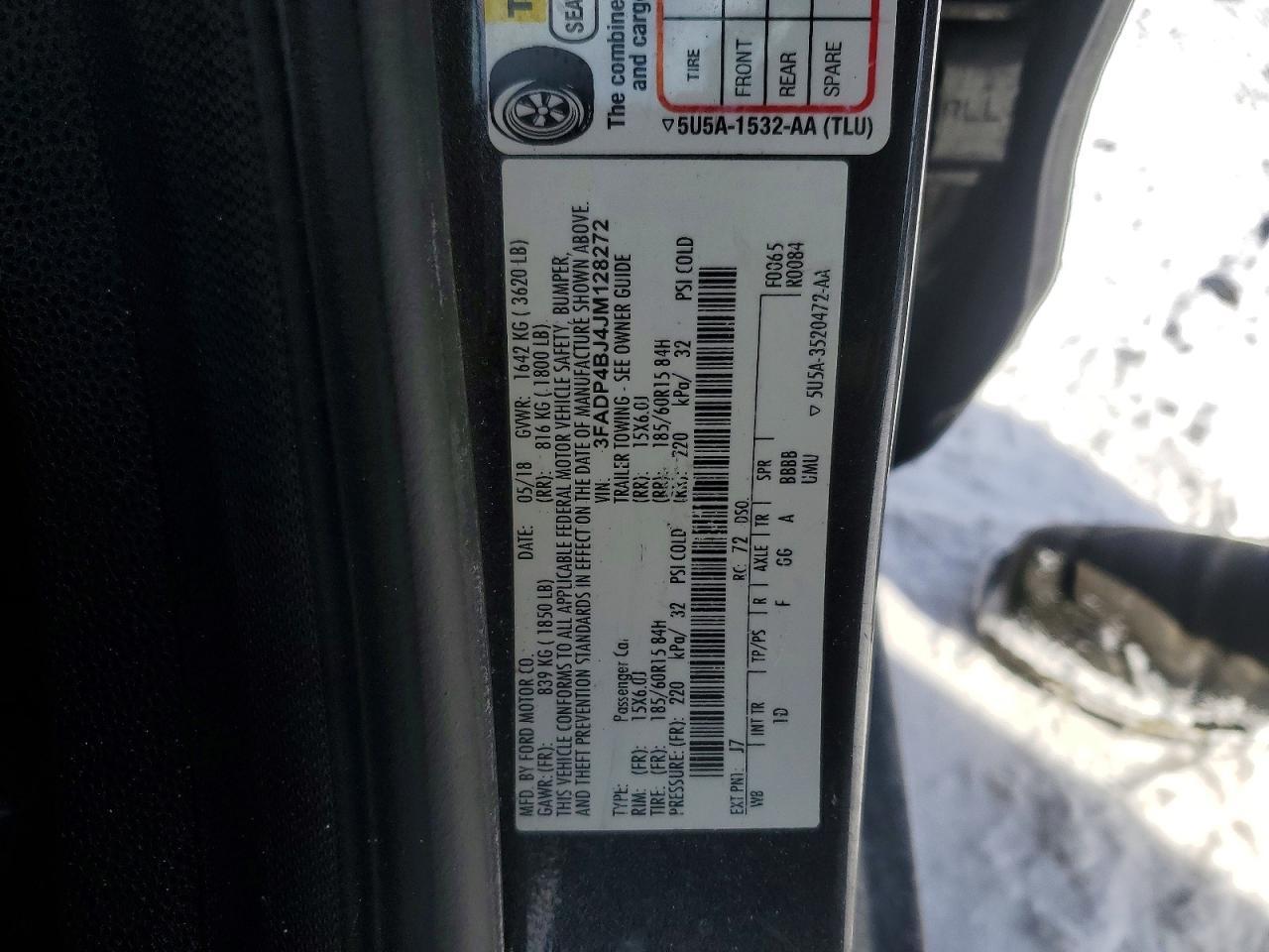 2018 FORD Fiesta