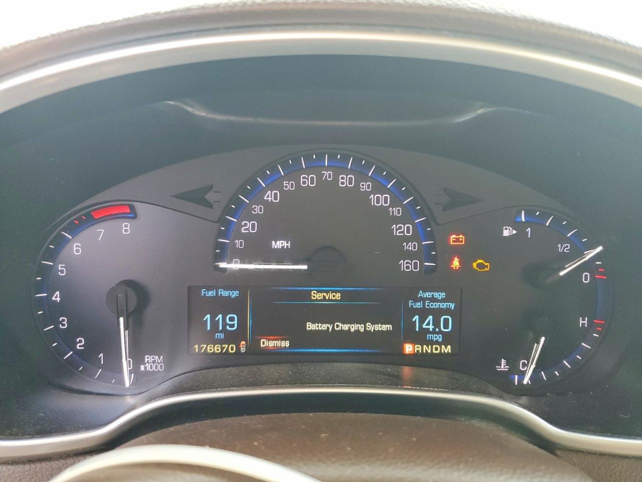 2016 CADILLAC SRX