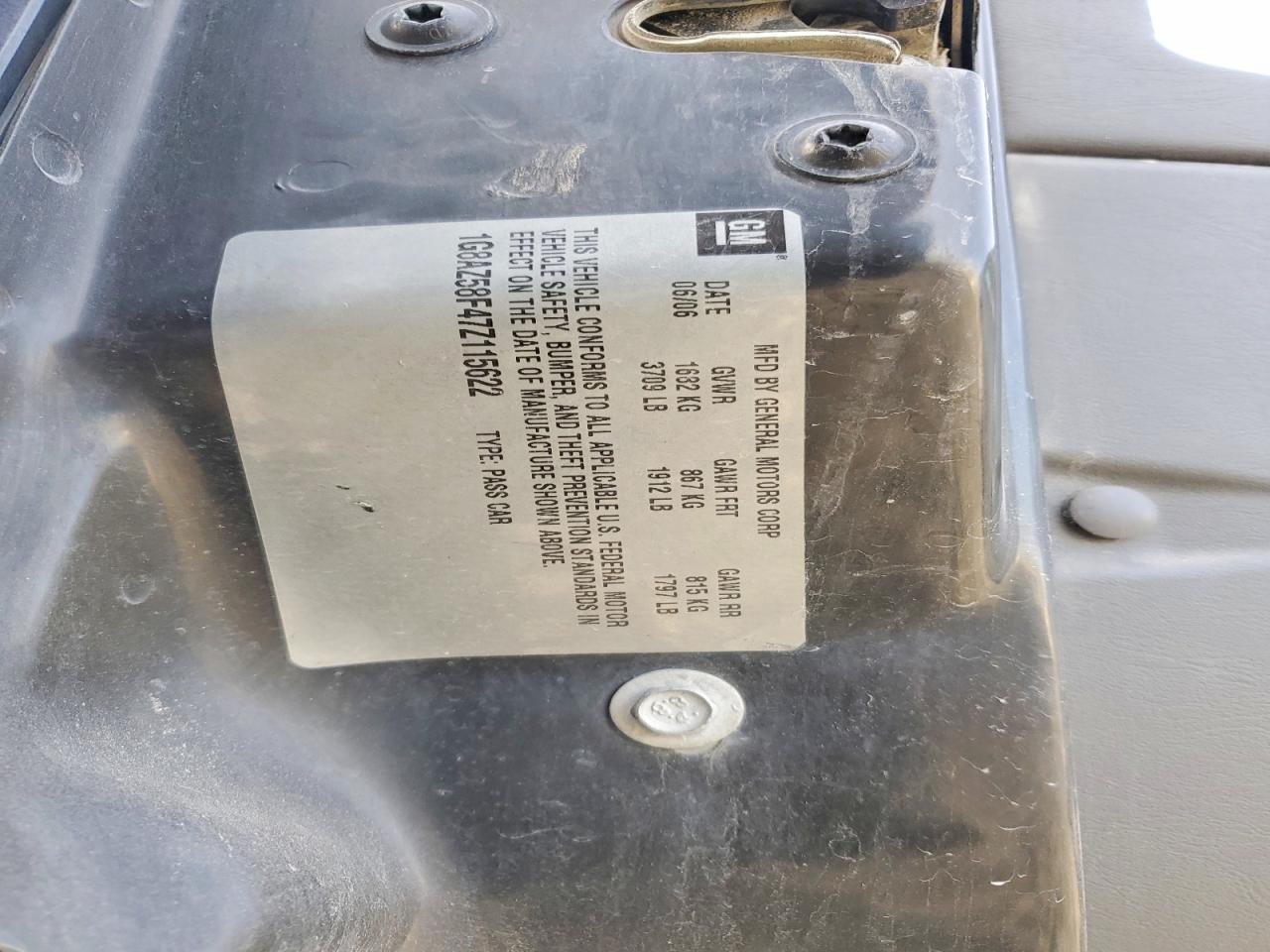 2007 SATURN Ion