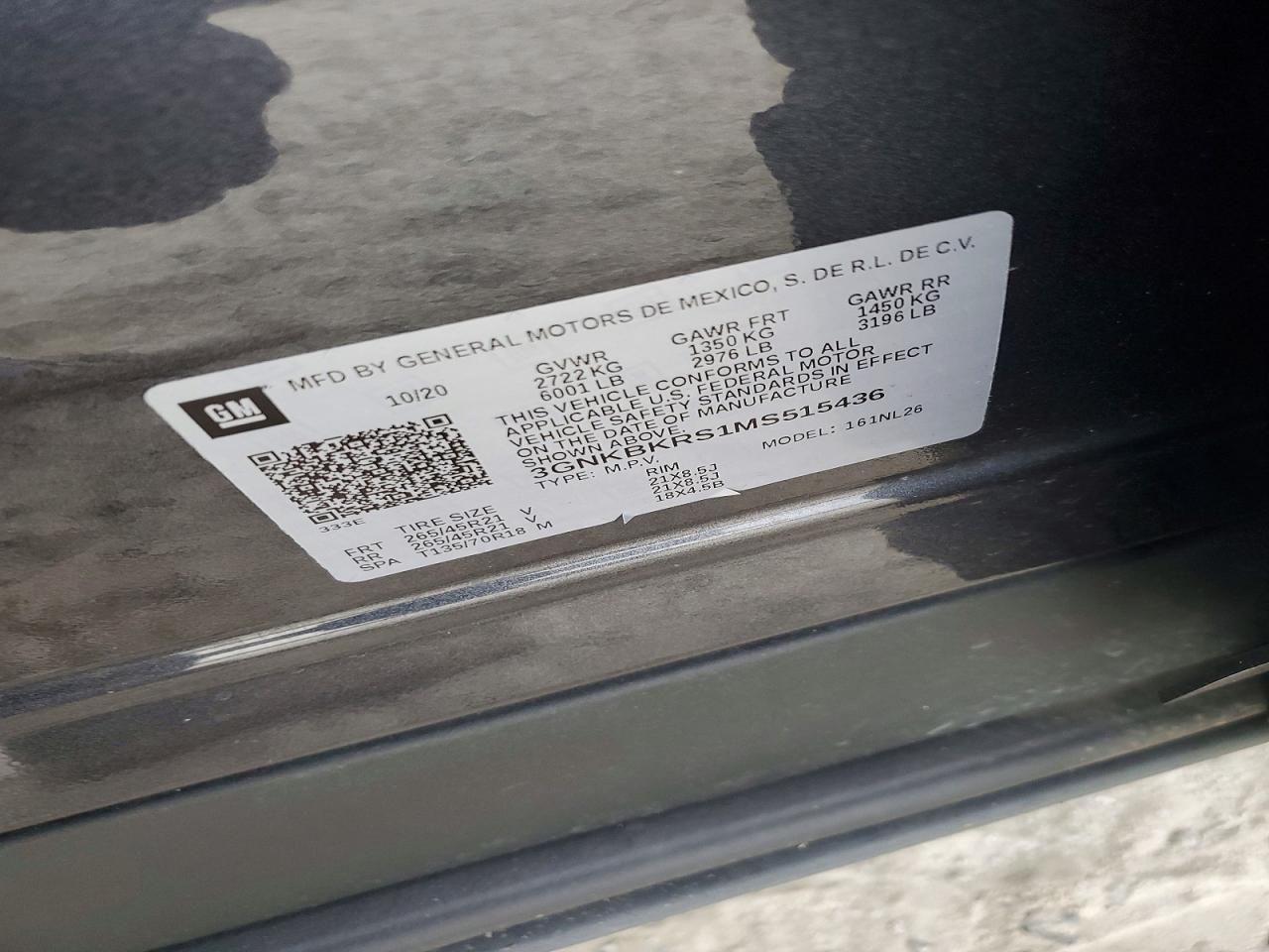 2021 CHEVROLET BLAZER