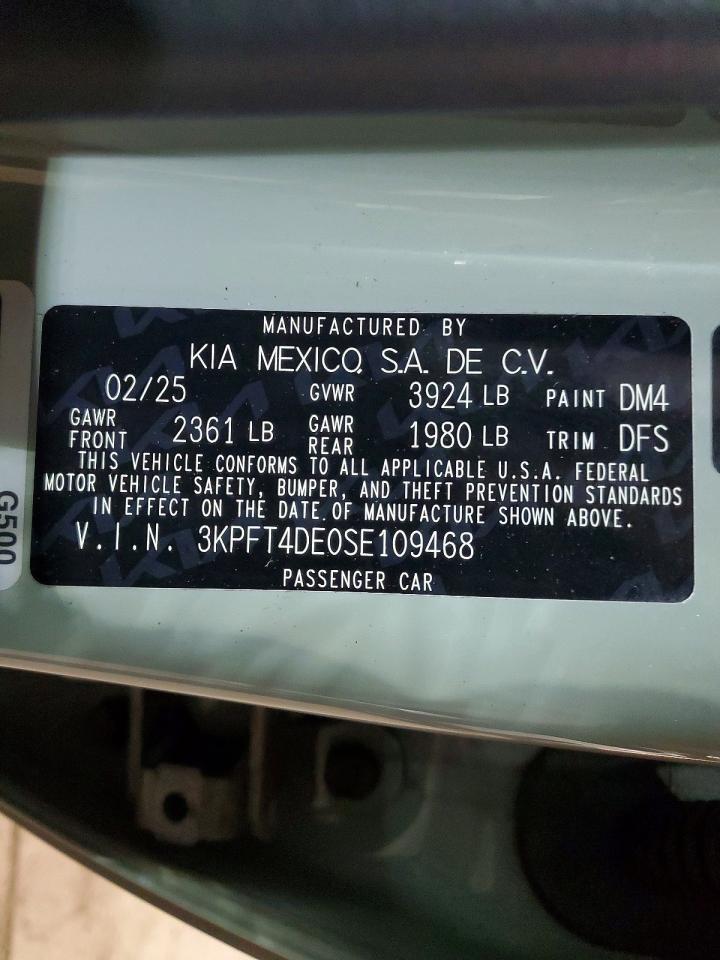 2025 KIA K4
