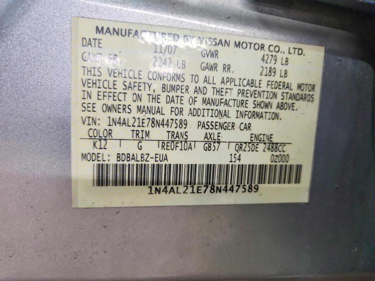 2008 NISSAN ALTIMA