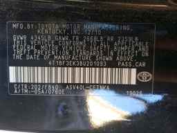 2011 TOYOTA CAMRY