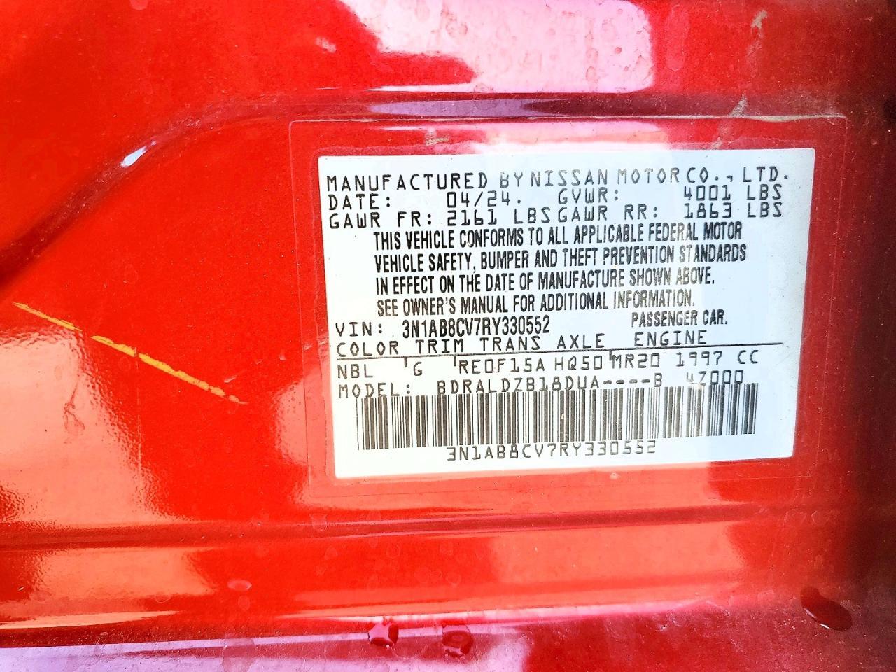 2024 NISSAN SENTRA