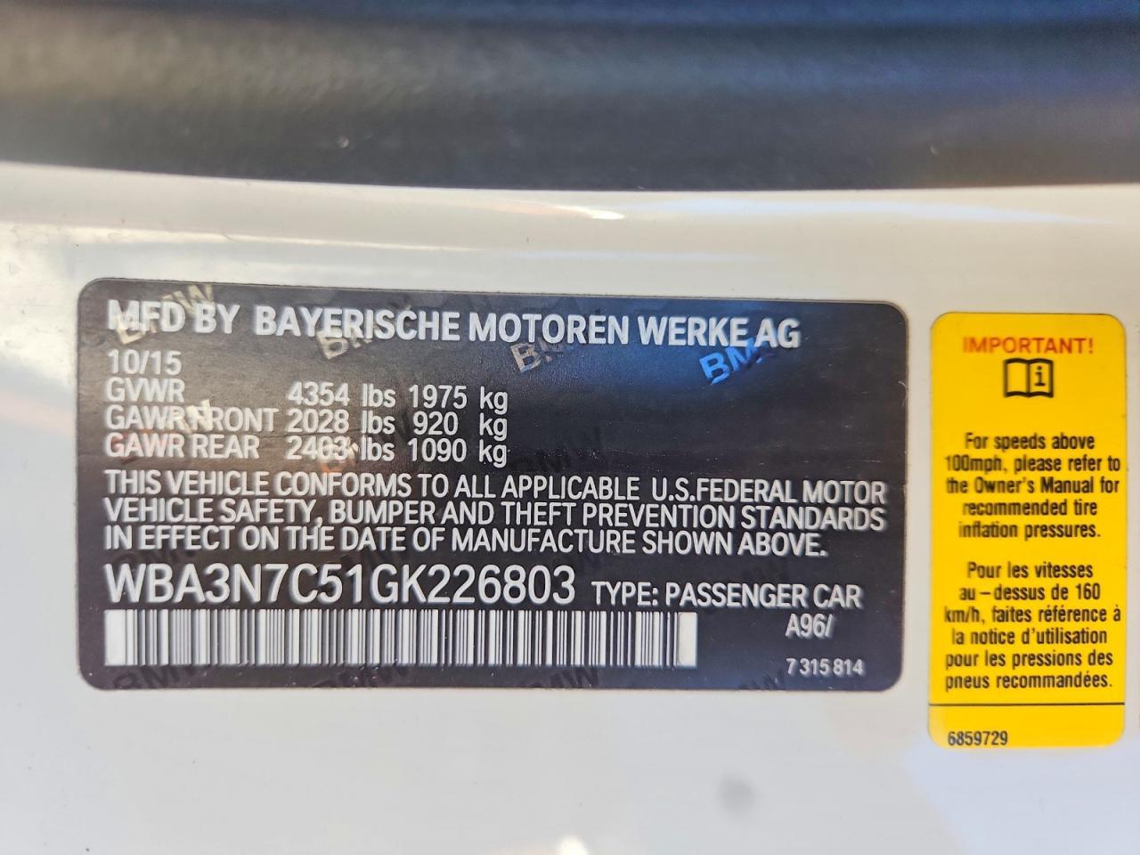 2016 BMW 4 Series