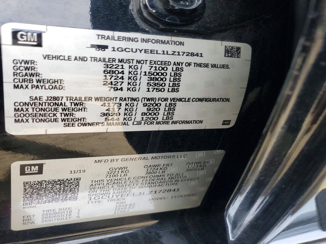 2020 CHEVROLET Silverado