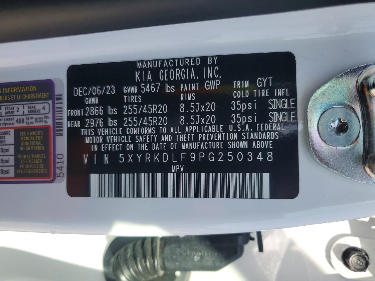 2023 KIA SORENTO
