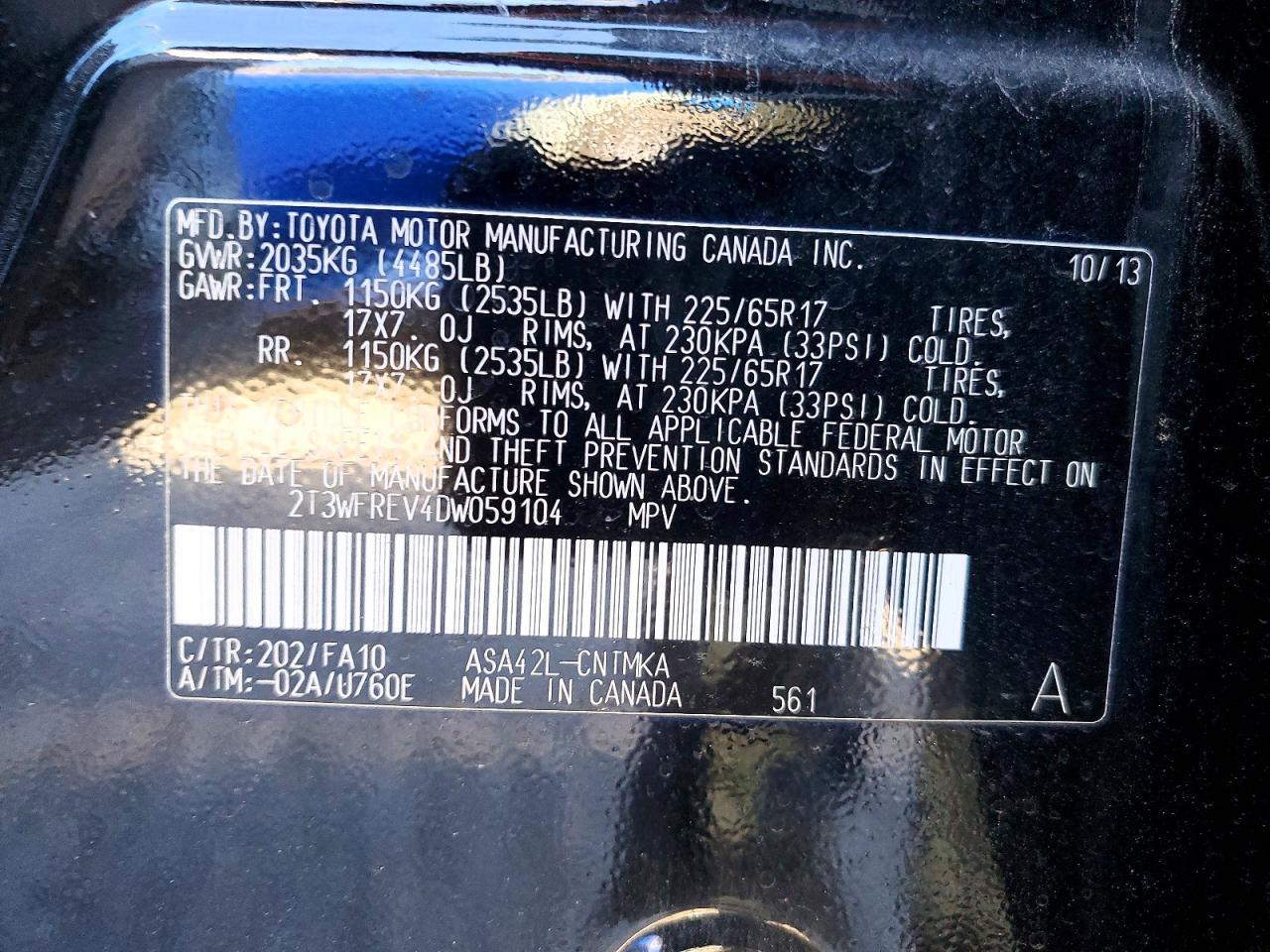 2013 TOYOTA RAV4