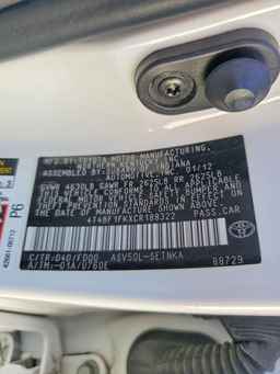2012 TOYOTA CAMRY