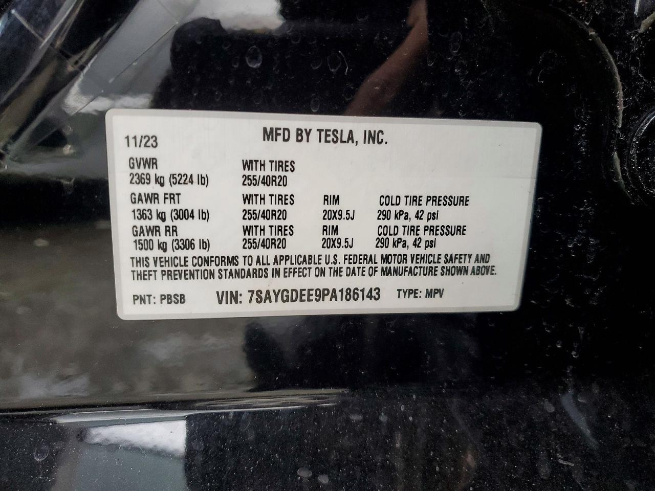 2023 TESLA MODEL Y