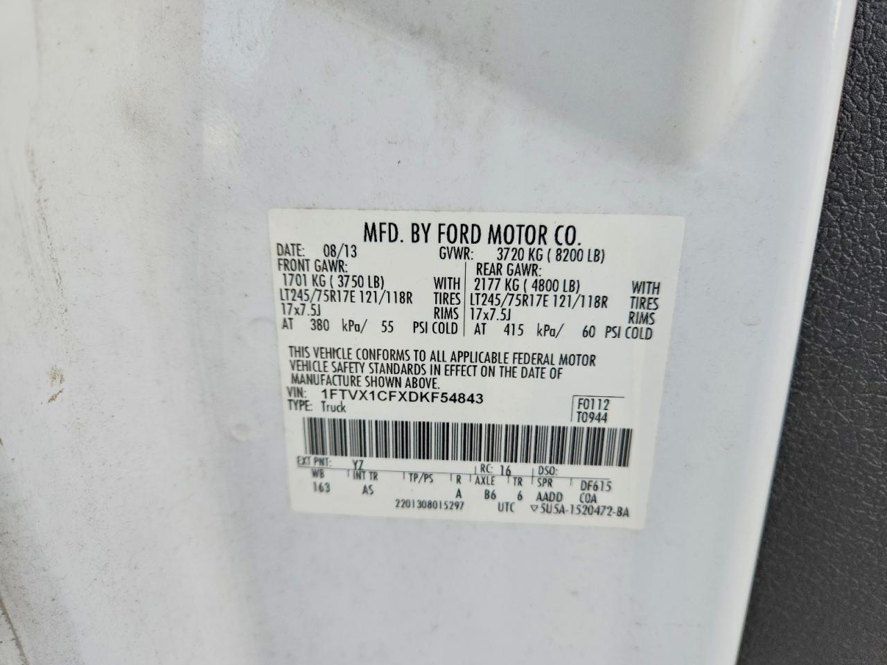 2013 FORD F-150