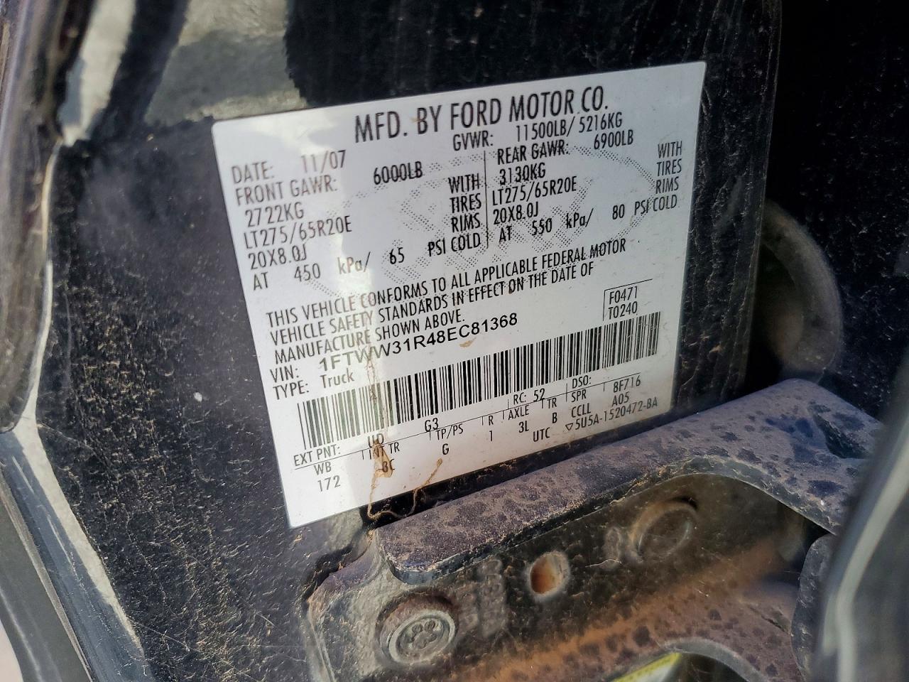 2008 FORD F-350