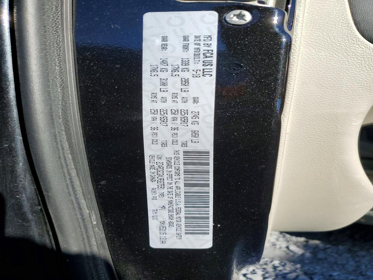 2018 DODGE GRAND CARAVAN
