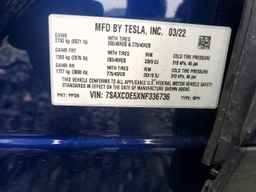 2022 TESLA MODEL X
