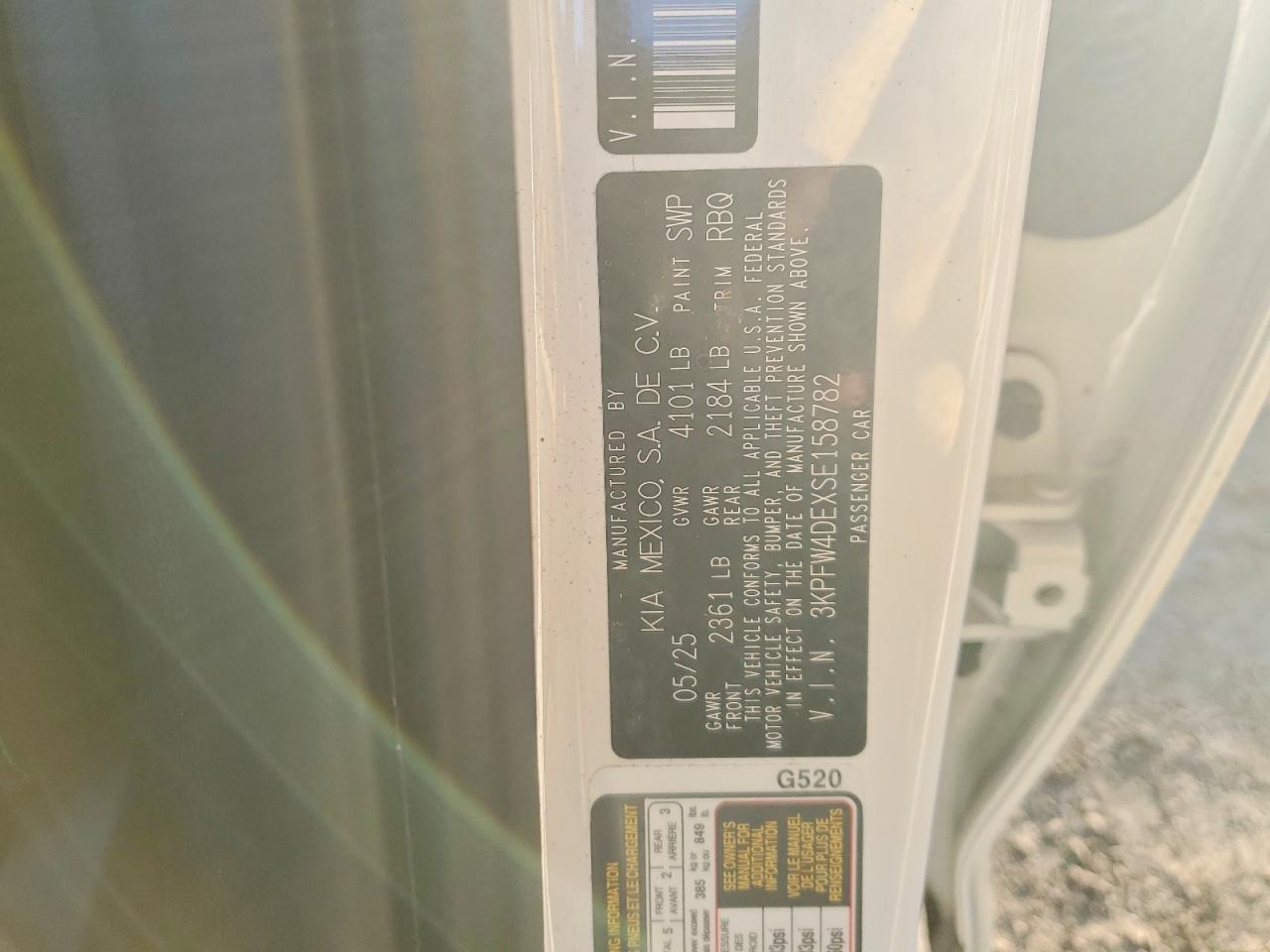 2025 KIA K4