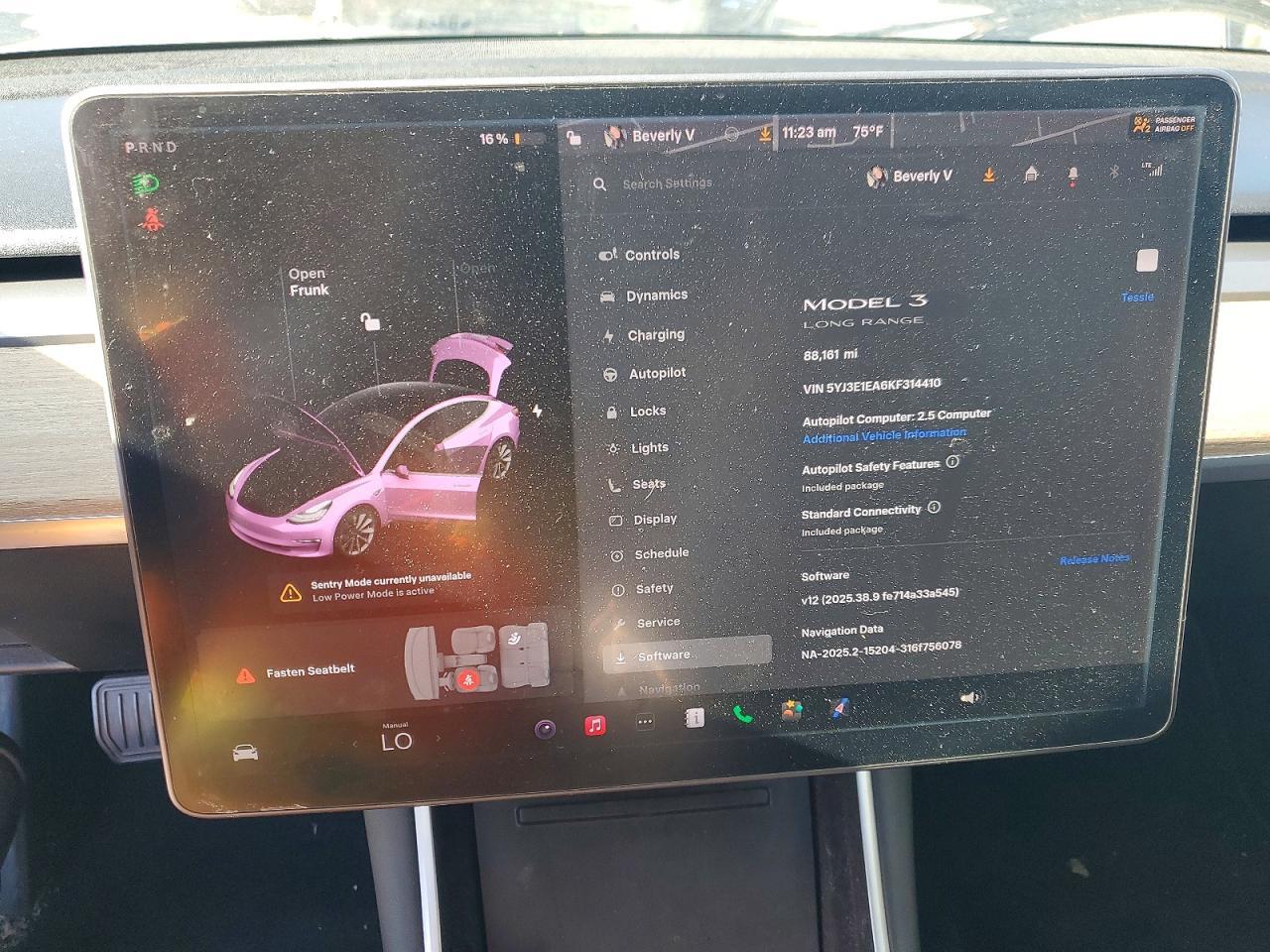 2019 TESLA MODEL 3