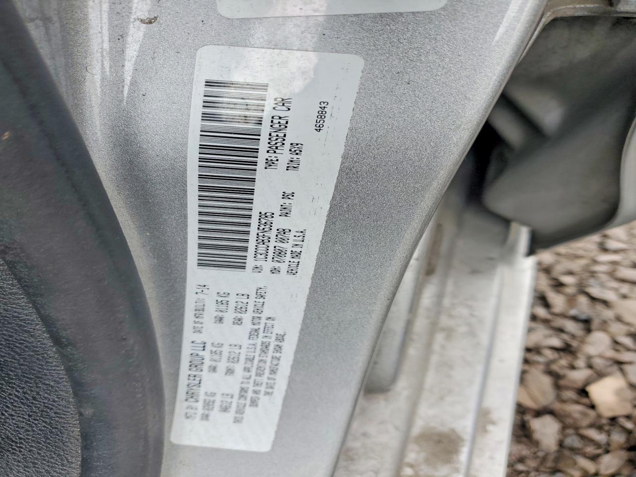 2015 CHRYSLER 200