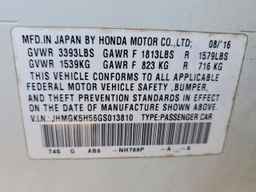 2016 HONDA FIT