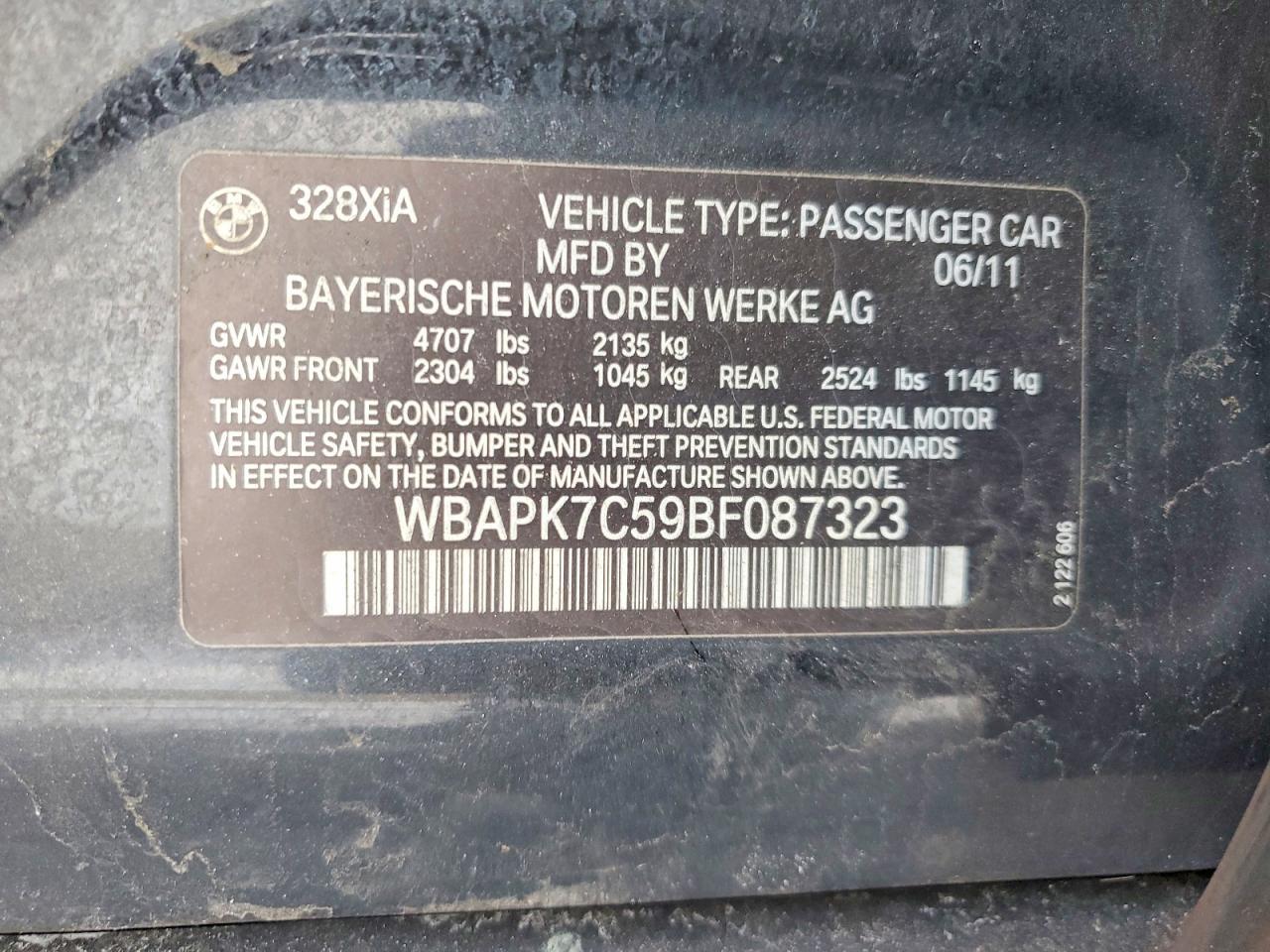 2011 BMW 3 SERIES