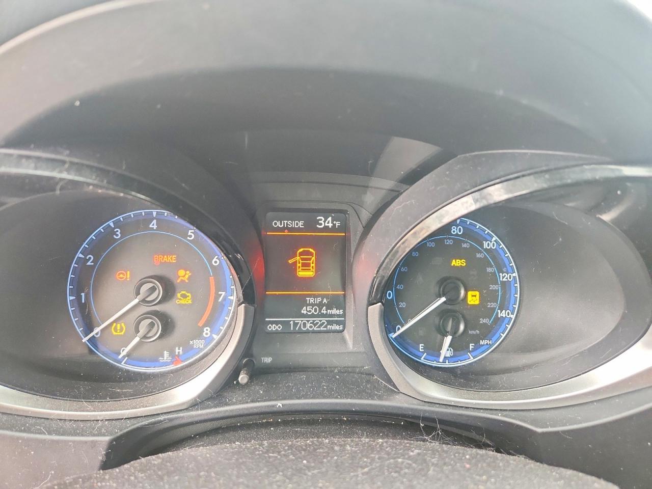 2014 TOYOTA COROLLA
