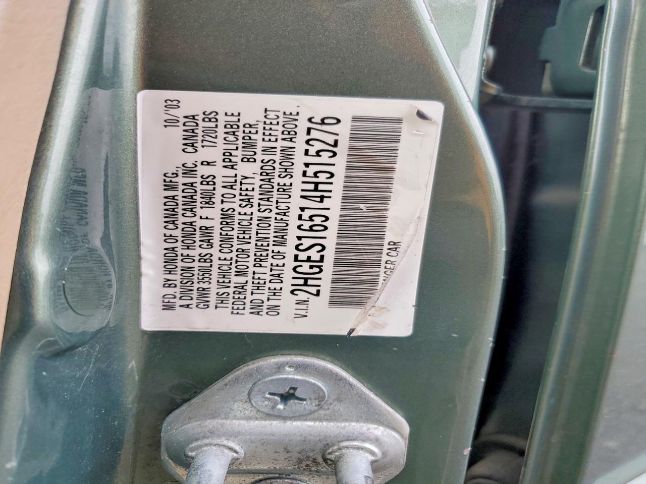 2004 HONDA CIVIC