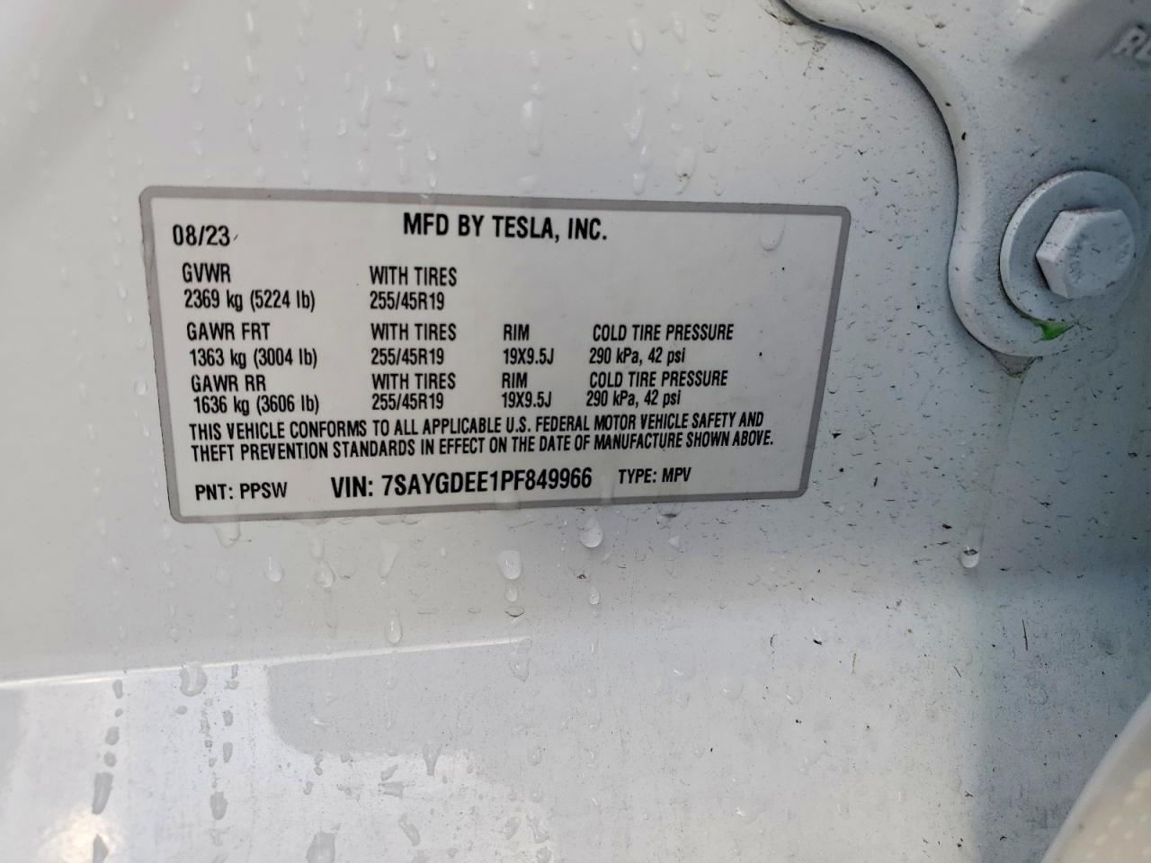 2023 TESLA MODEL Y