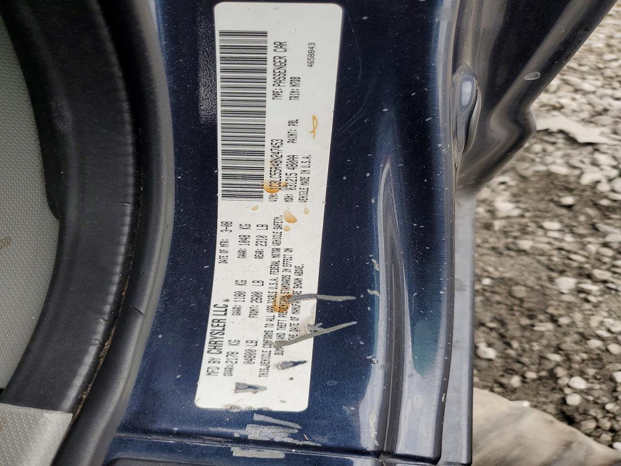 2008 CHRYSLER Sebring