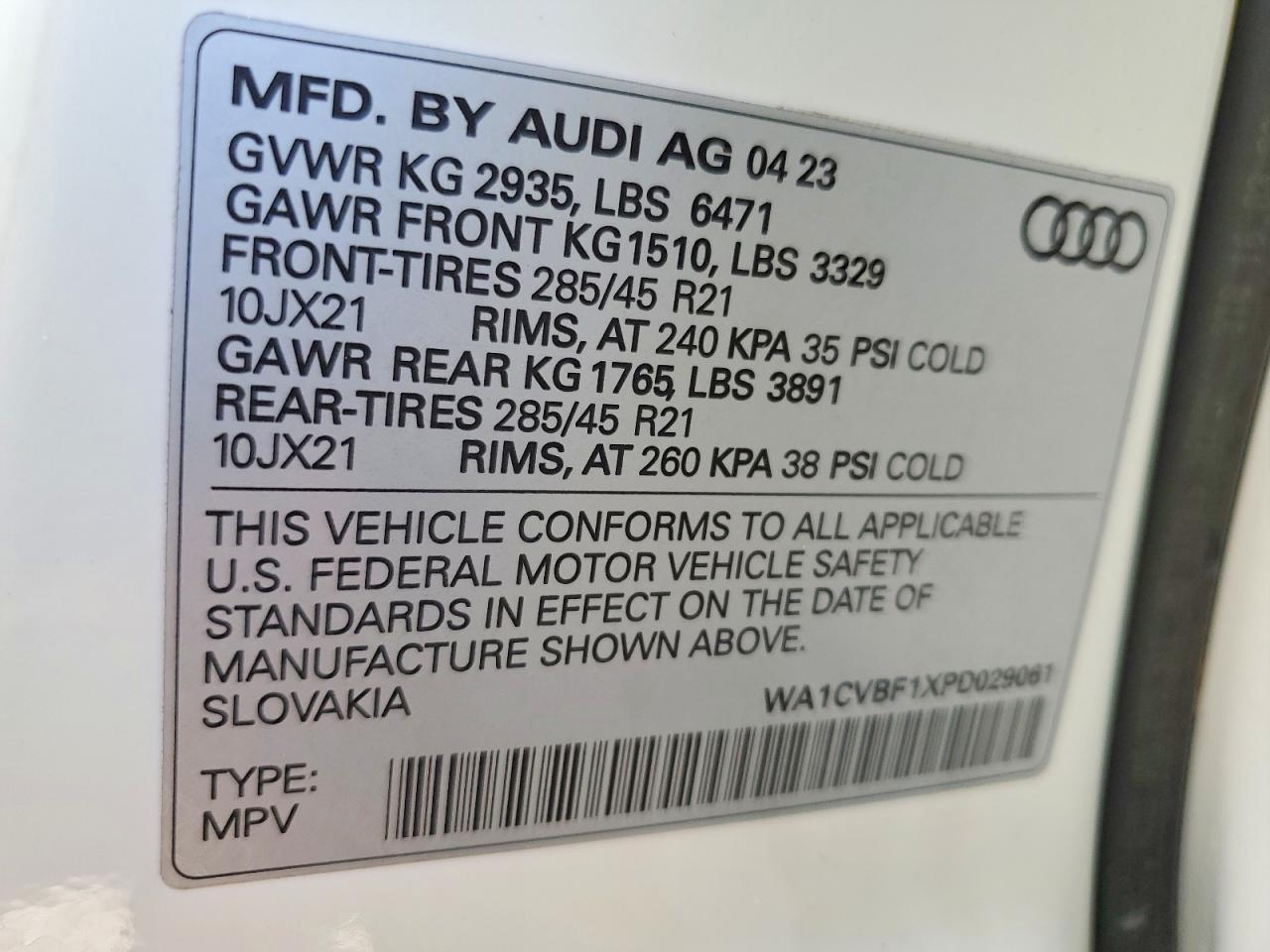 2023 AUDI Q8