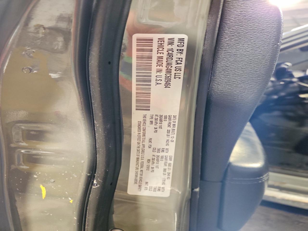 2021 DODGE DURANGO