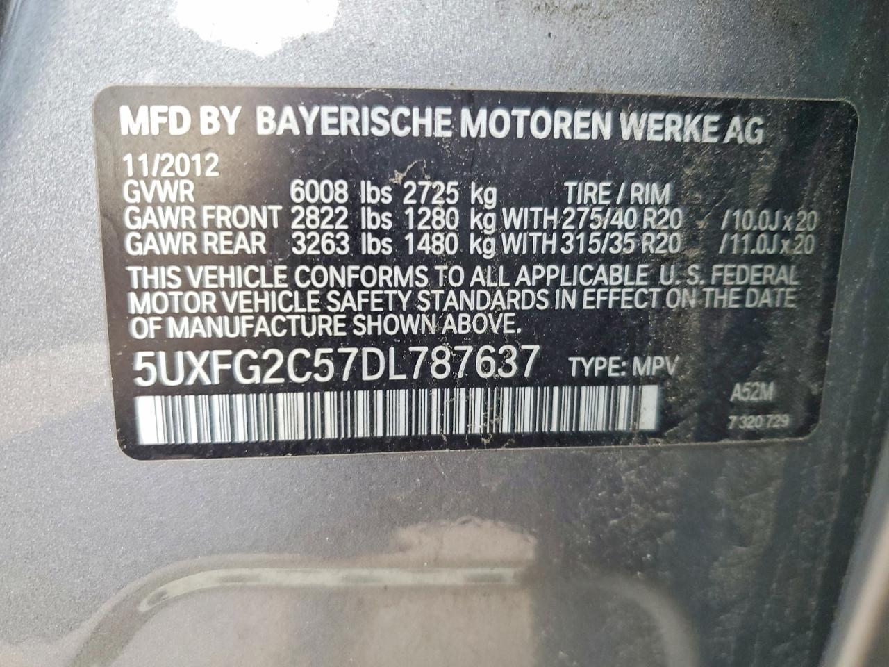 2013 BMW X6