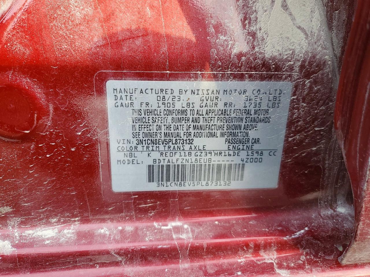 2023 NISSAN VERSA