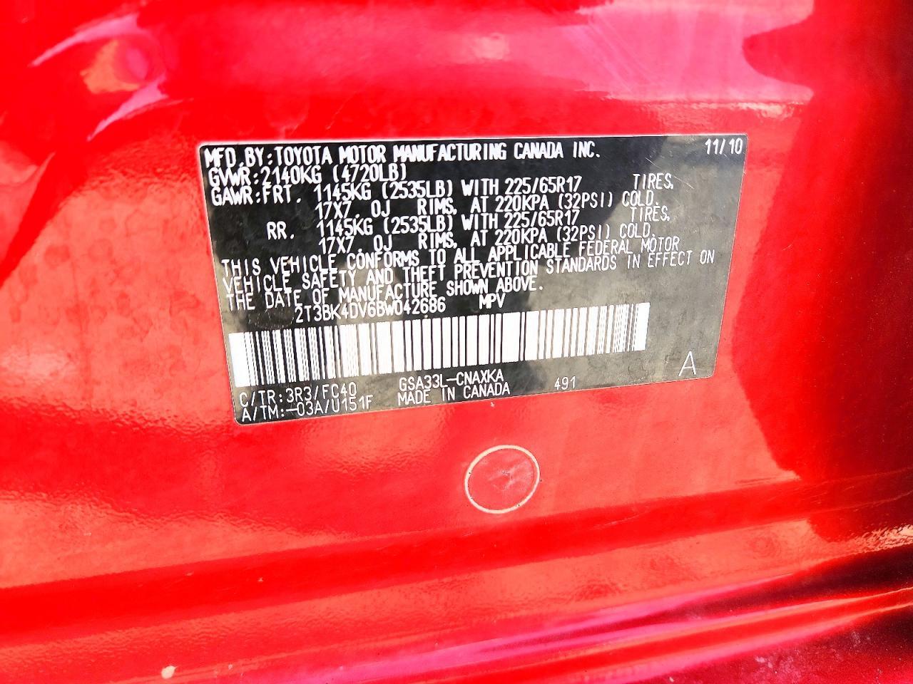 2011 TOYOTA RAV4