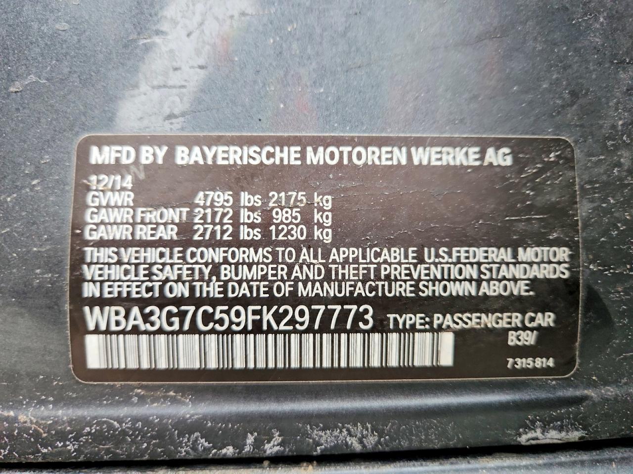 2015 Bmw Motorrad 328
