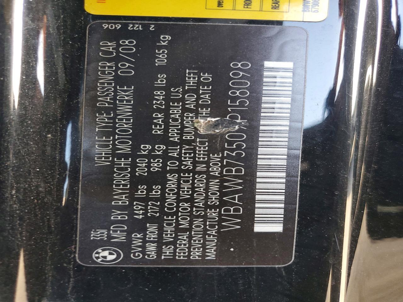 2009 BMW 3 SERIES