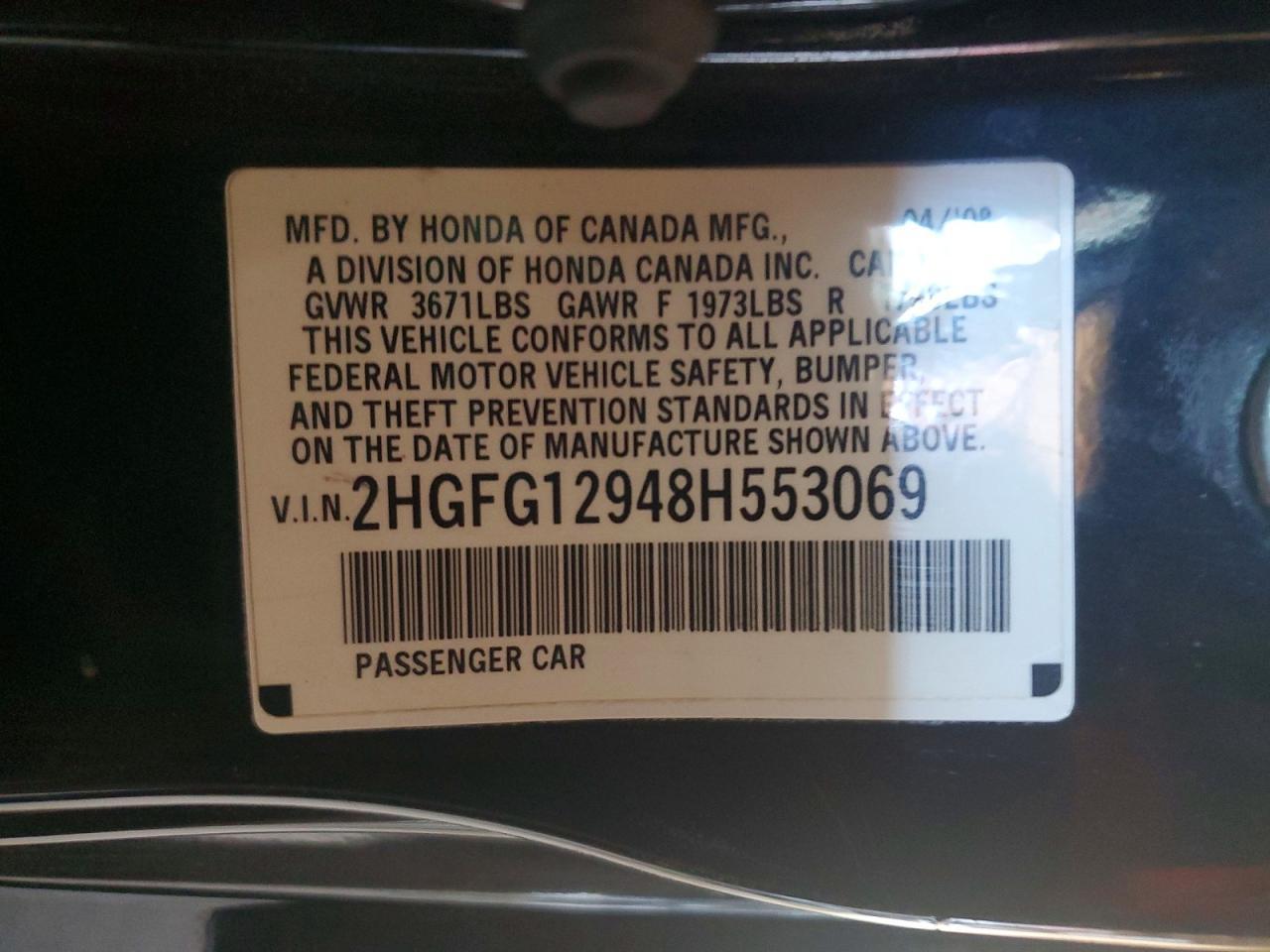 2008 HONDA CIVIC