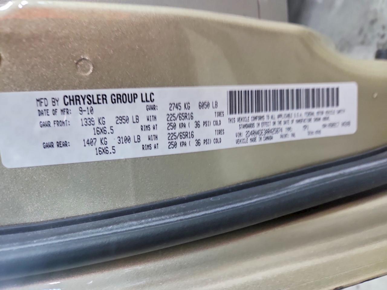 2010 DODGE GRAND CARAVAN