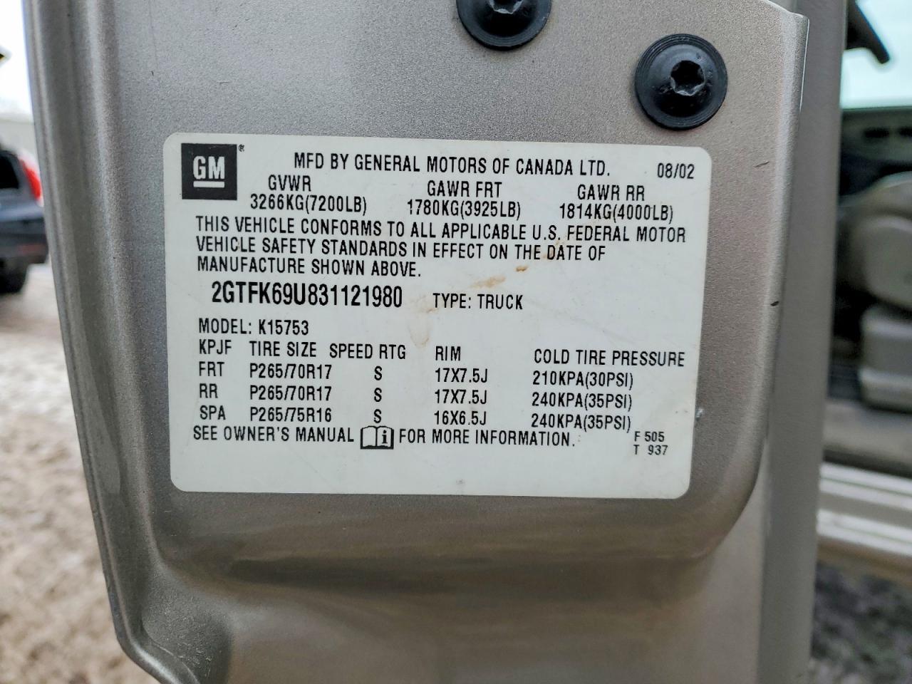 2003 GMC Sierra